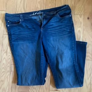 INC Skinny Leg Denim Jeans size 16